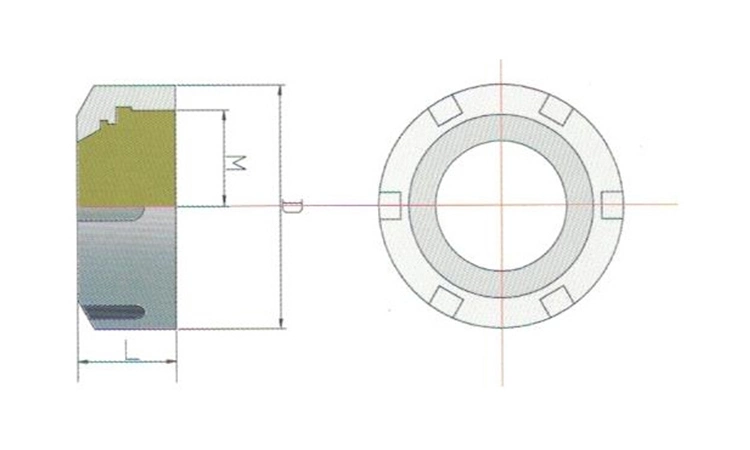 CNC Milling Machine Tools Um Nut Er16 Er20 Er25 Er40 Spring Clamping Nut with Factory Price